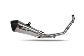 Yamaha MT-125 Euro 5+ (2024-2026) SCORPION Exhaust Serket Taper Full System – Titanium
