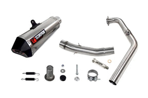 Yamaha MT-125 Euro 5+ (2024-2026) SCORPION Exhaust Serket Taper Full System – Titanium