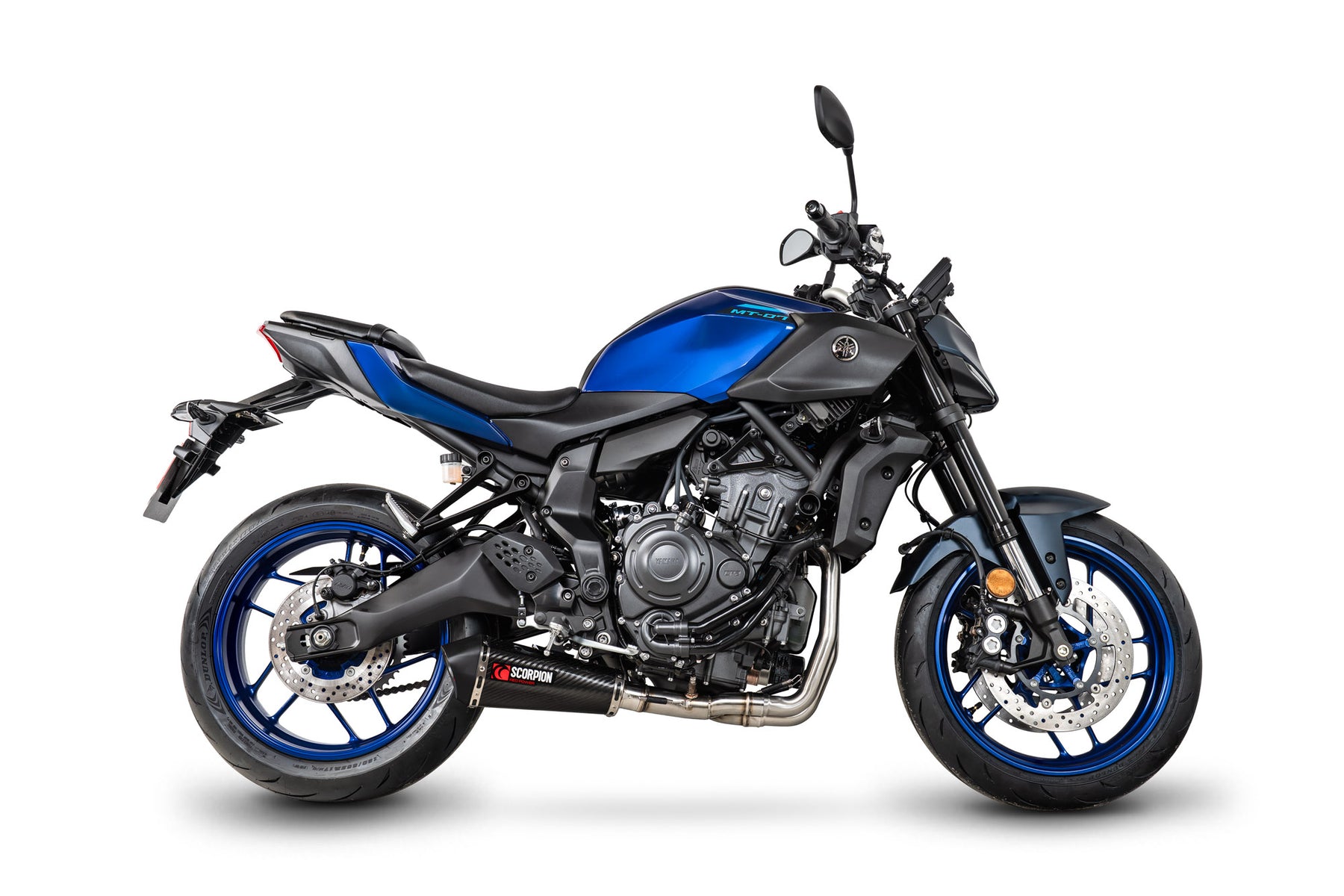 Yamaha MT-07 Euro 5 (2024–2025) Scorpion Exhaust Serket Taper Full System - Carbon Fibre