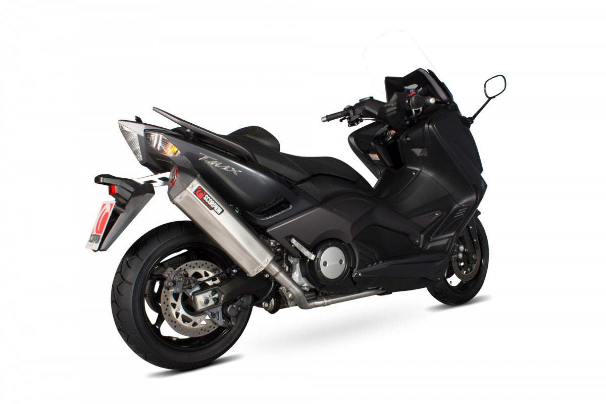 Yamaha TMAX 530 (2012 - 2016) SCORPION Performance Exhaust - Brushed Stainless