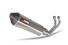 Yamaha TMAX 530 (2012 - 2016) SCORPION Performance Exhaust - Brushed Stainless