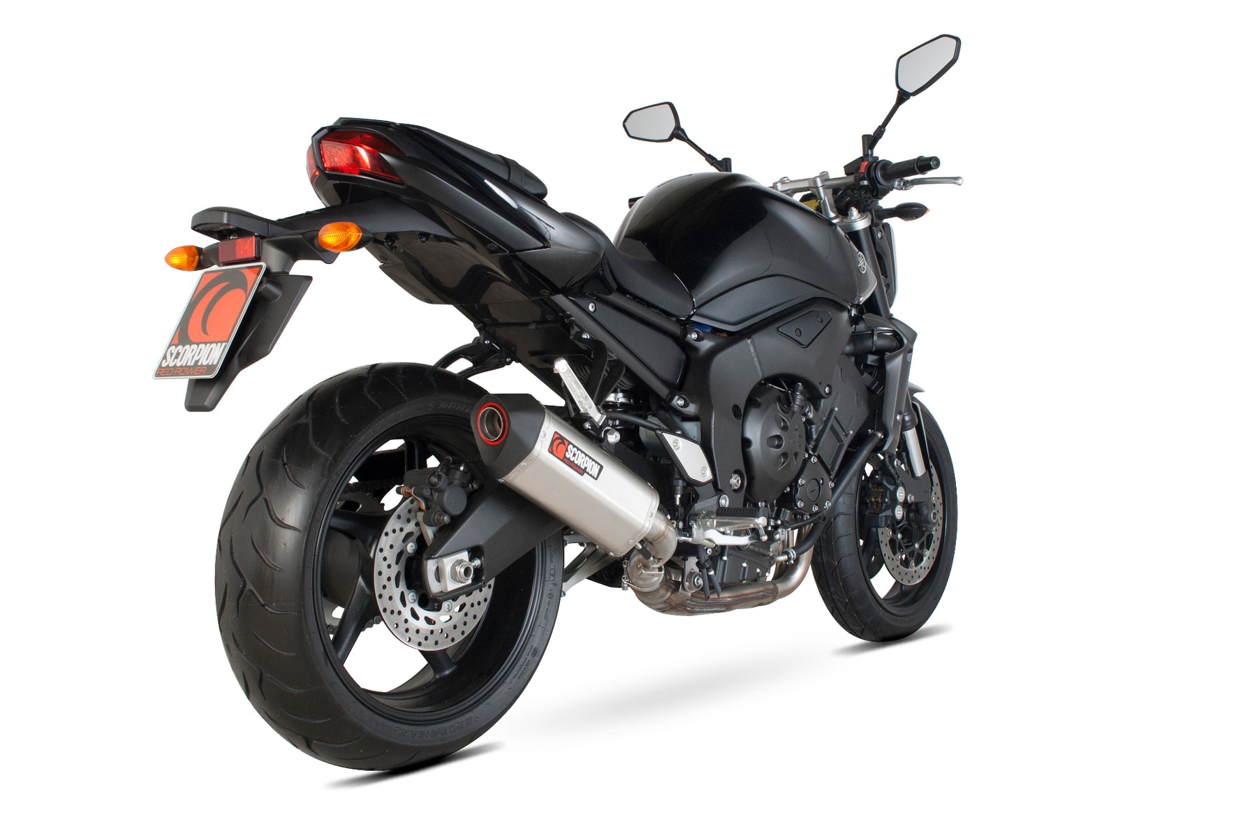 Yamaha FZ/FZ1/FZ1S (2006–2016) Scorpion Exhaust Serket Parallel Slip-on - Brushed Stainless