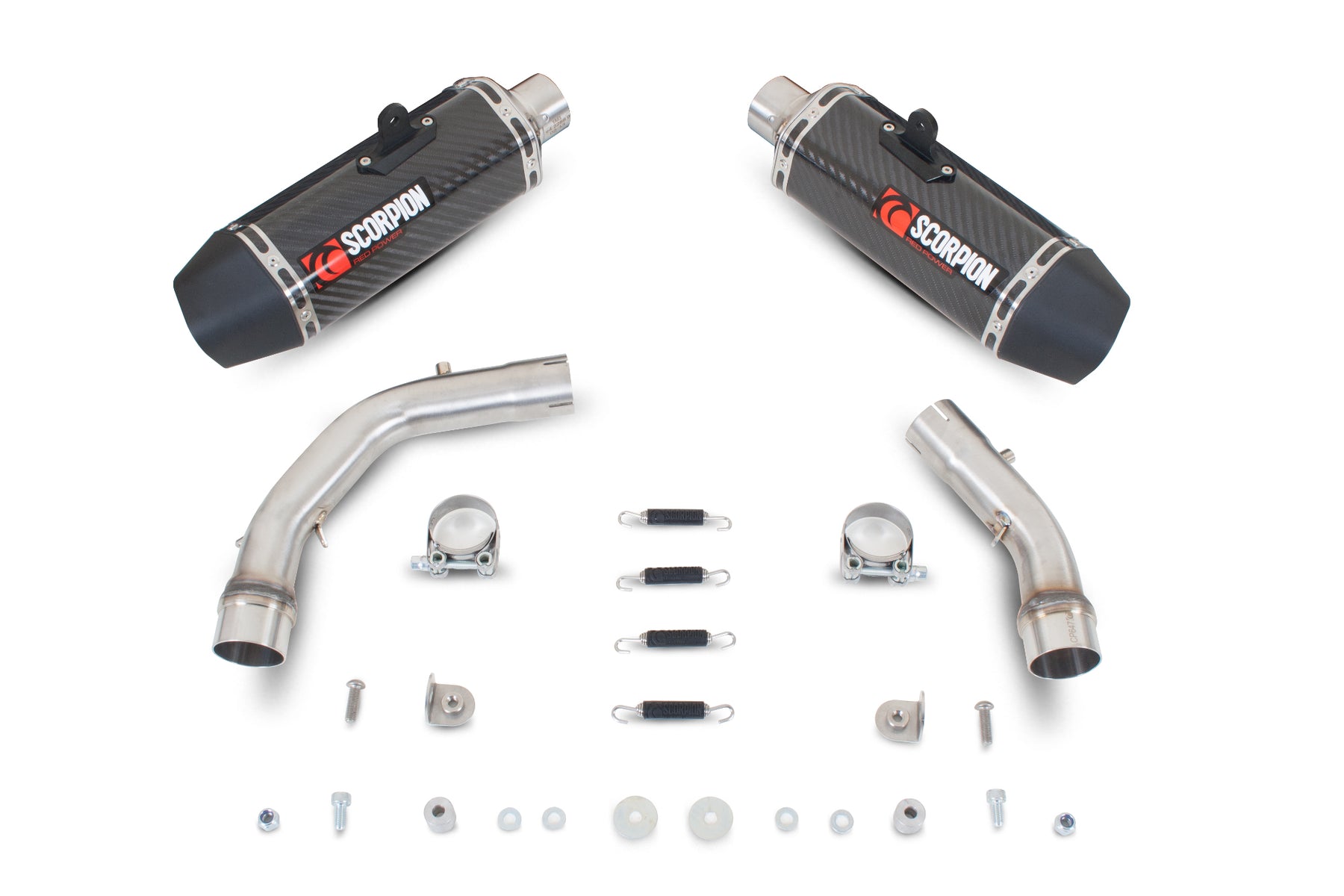 Yamaha YZF R1 (2009–2014) Scorpion Exhaust Serket Parallel Slip-on Pair - Carbon Fibre