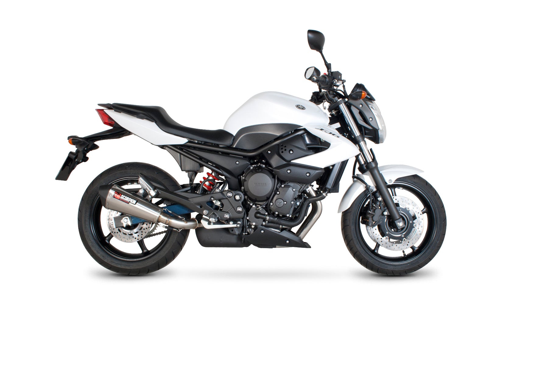 Yamaha XJ/XJ6 (2009–2016) Scorpion Exhaust Serket Taper Slip-on - Brushed Stainless