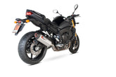 Yamaha FZ/FZ8 (2010–2016) Scorpion Exhaust Serket Parallel Slip-on - Brushed Stainless