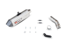 Yamaha FZ/FZ8 (2010–2016) Scorpion Exhaust Serket Parallel Slip-on - Brushed Stainless