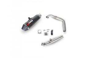 Yamaha YZF R125 (2014–2018) Scorpion Exhaust Serket Taper Full System - Carbon Fibre