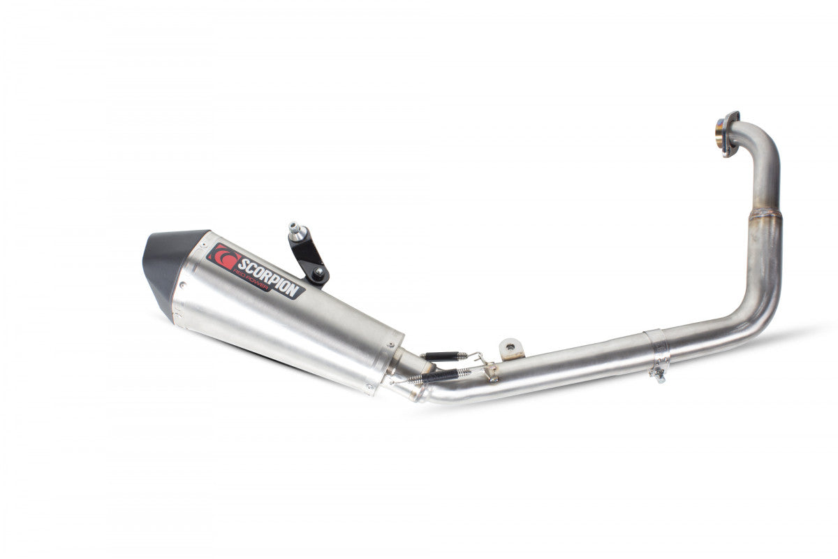 Yamaha YZF R125 (2014–2018) Scorpion Exhaust Serket Taper Full System - Carbon Fibre