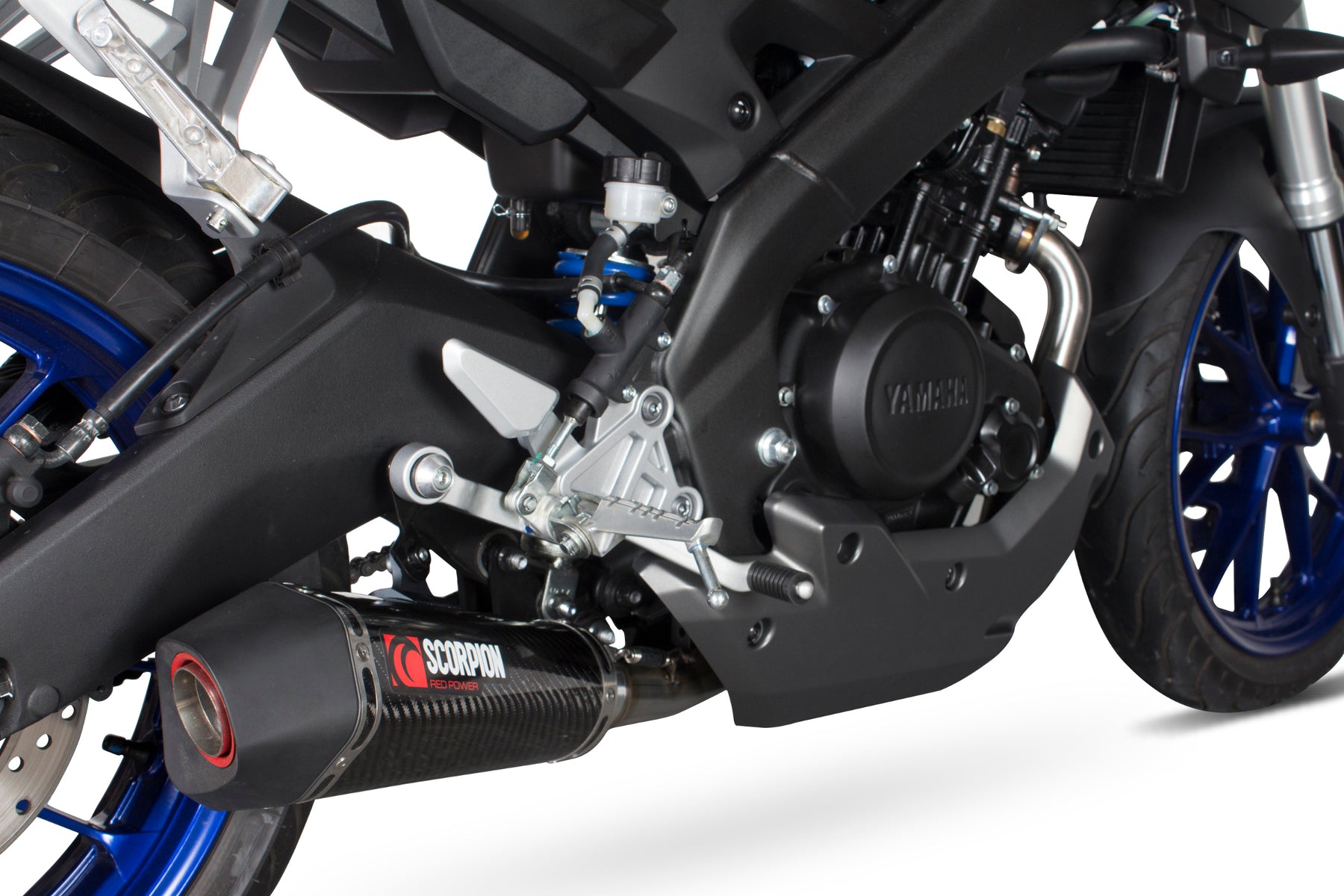 Yamaha MT-125 (2014–2019) Scorpion Exhaust Serket Taper Full System - Carbon Fibre