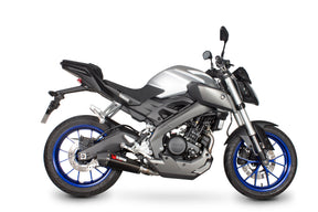 Yamaha MT-125 (2014–2019) Scorpion Exhaust Serket Taper Full System - Carbon Fibre