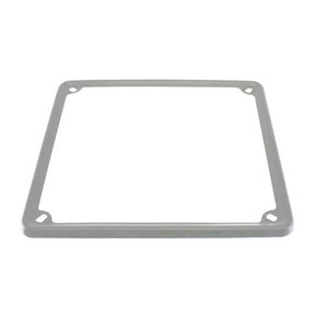 Vespa Lambretta Scooter Universal Number Plate Surround - Stainless Steel - 17cm x 17cm 6.5" x 6.5"