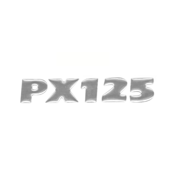 Vespa PX 125 Disc MY Side Panel Resin Badge Domed Sticker (2001- Style)