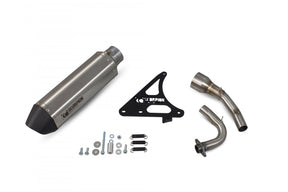 Royal Alloy GP 125 AC (2017-2021) SCORPION Performance Exhaust - Brushed Stainless