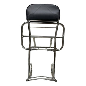 Royal Alloy GP 2 in 1 Backrest & Fold Down Carrier - Polished Stainless Steel