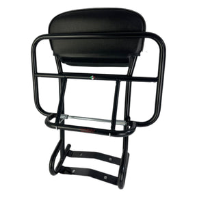Royal Alloy GP GT TG Scomadi TL 2 in 1 Backrest & Fold Down Carrier - Black Cuppini
