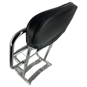 Royal Alloy GP GT TG Scomadi TL 2 in 1 Backrest & Fold Down Carrier - Chrome Cuppini