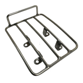 Royal Alloy TG 125-300cc Rear Sprint Rack Curved - Polished Stainless Steel