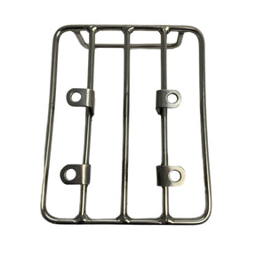 Royal Alloy TG 125-300cc Rear Sprint Rack Curved - Polished Stainless Steel