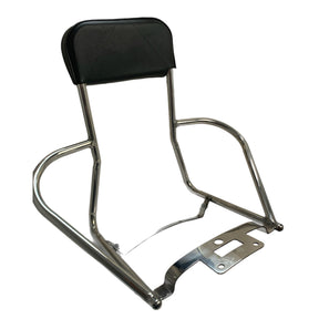 Royal Alloy TG 2 in 1 Backrest Carrier - Polished Stainless Steel