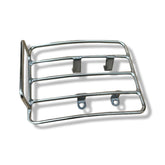 Royal Alloy TG 125-300cc Rear Sprint Rack Curved - Polished Stainless Steel