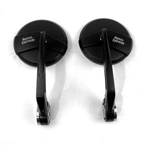 Royal Enfield RE Hunter 350cc Bar End Mirrors - Black