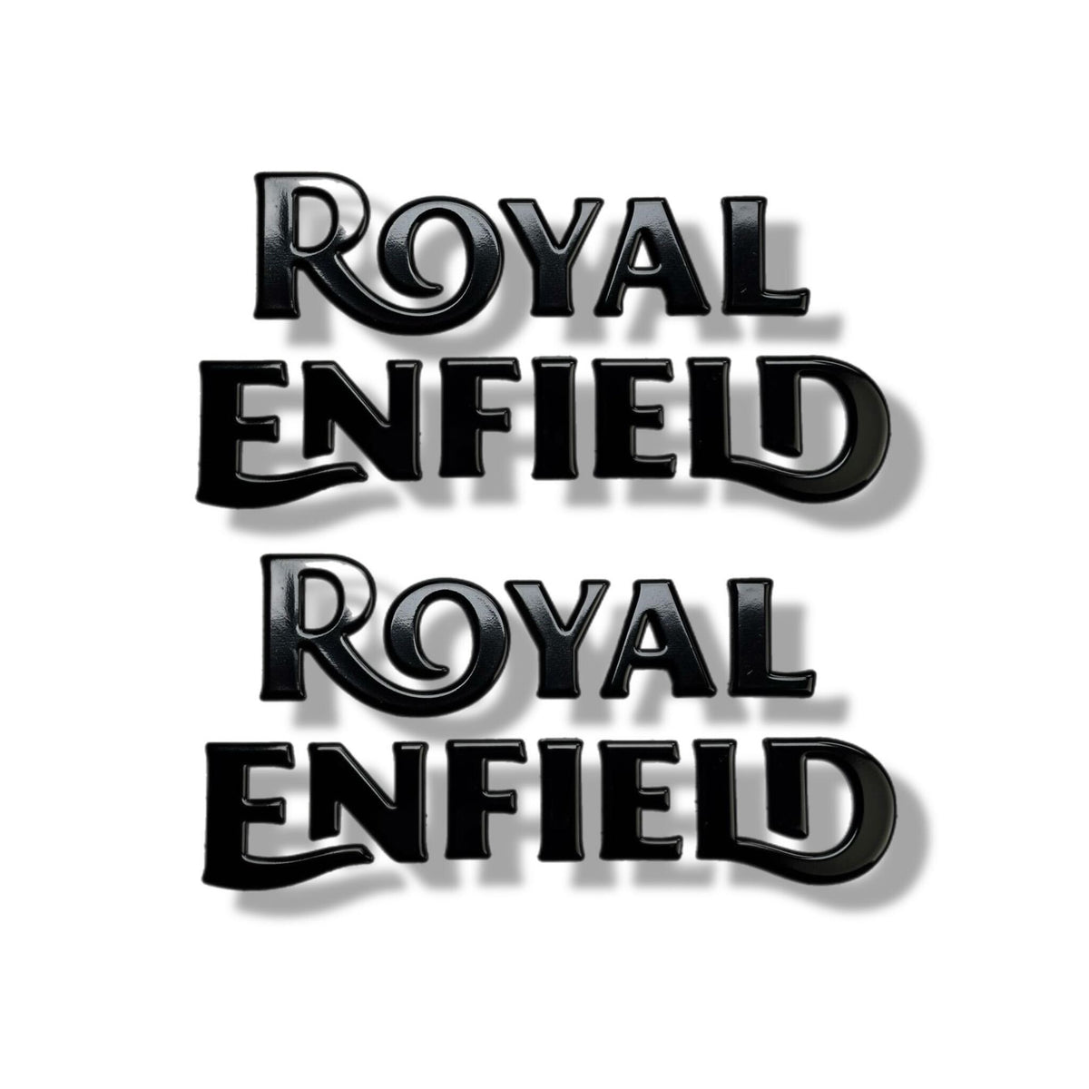 Royal Enfield Fuel Tank Monogram Set - Black