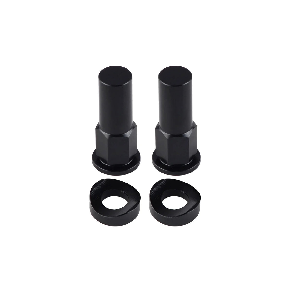 Bike It Rim Lock Nut Kit Black Motocross MX - Beedspeed