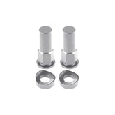 Bike It Rim Lock Nut Kit Silver Motocross MX