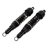 Bike It 365mm Eye-to-Eye Black Twin Shock Absorbers Universal Pair