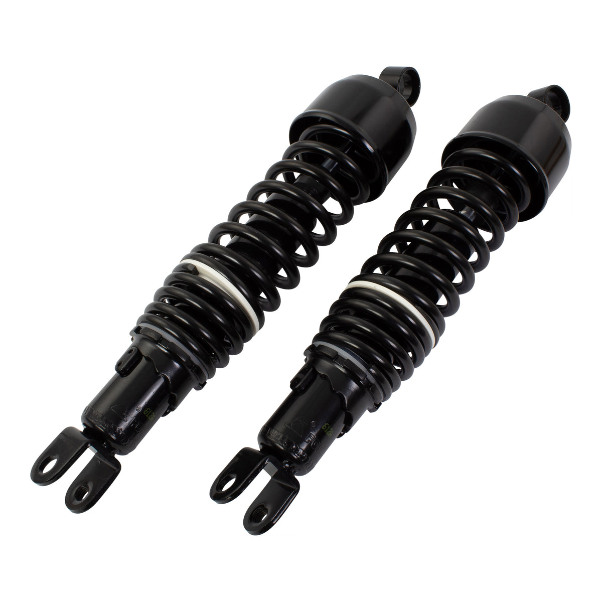 Bike It 335mm Eye-to-Fork Black Twin Shock Absorbers Universal Fit