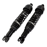 Bike It 365mm Eye-to-Fork Black Twin Shock Absorbers Universal Fit