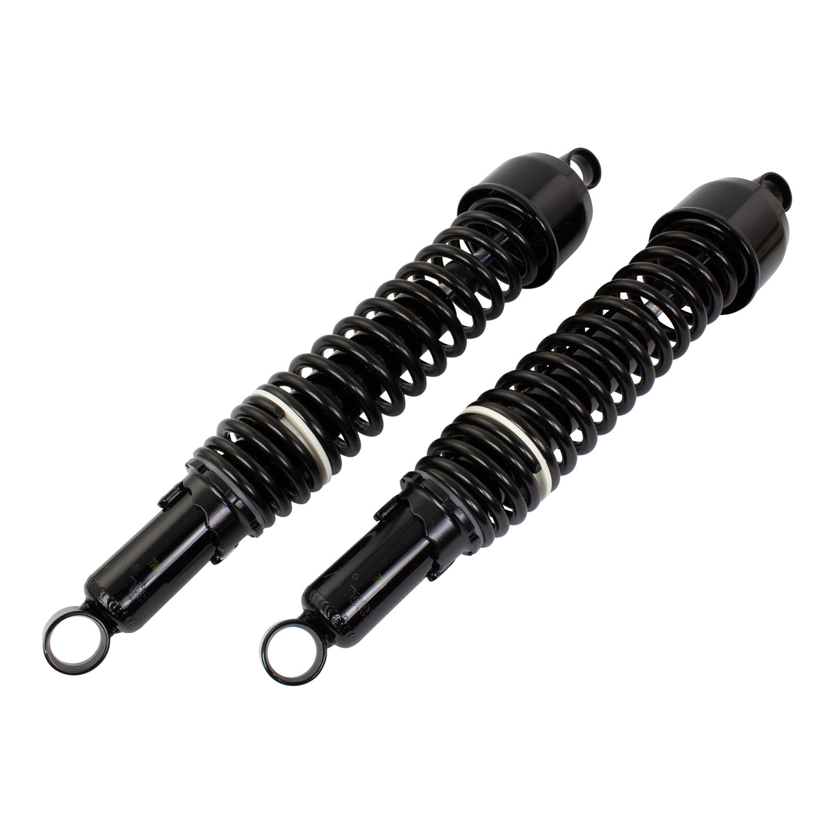 Bike It 405mm Eye-to-Eye Black Twin Shock Absorbers Universal Pair