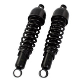 Bike It 305mm Eye-to-Eye Black Twin Shock Absorbers Universal Pair