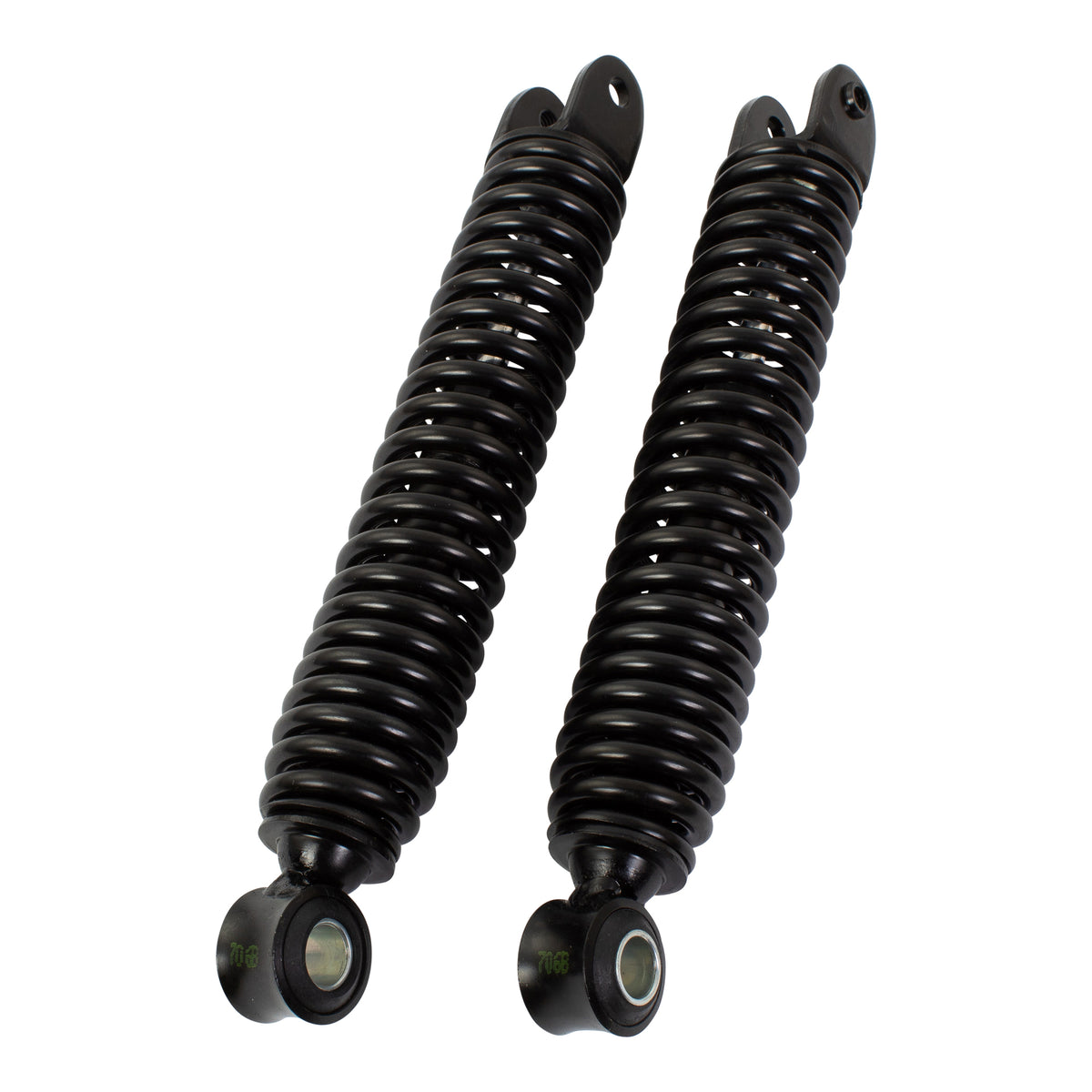 Bike It 245mm Eye-to-Fork Black Twin Shock Absorbers Universal Fit