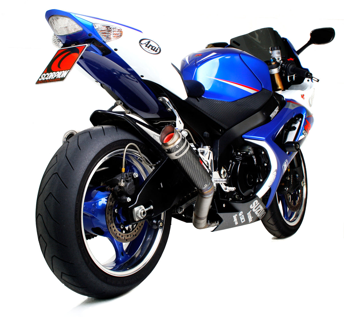 Suzuki GSX-R 1000 (2007–2008) Scorpion Exhaust RP-1 GP Slip-on - Carbon Fibre