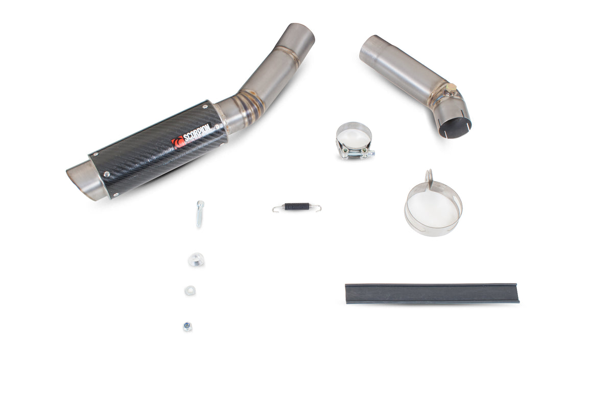 Suzuki GSX-R 1000 (2007–2008) Scorpion Exhaust RP-1 GP Slip-on - Carbon Fibre
