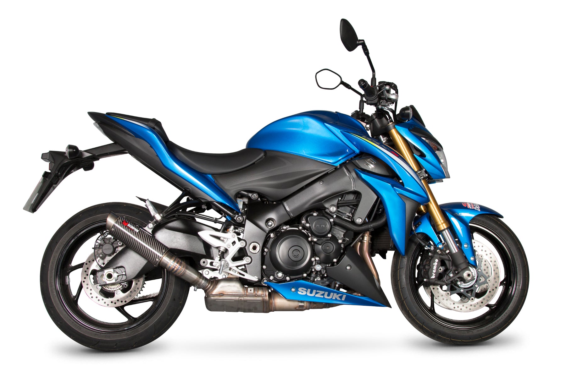 Suzuki GSX-S 1000 F (2015–2020) Scorpion Exhaust RP-1 GP Slip-on - Carbon Fibre