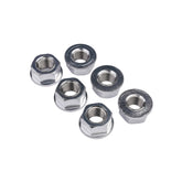 Bike It Sprocket Nuts Silver Aluminium M12x1.5 (6pcs) Motorcycle