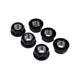 Bike It Sprocket Nuts Black Aluminium M12x1.5 (6pcs) Motorcycle