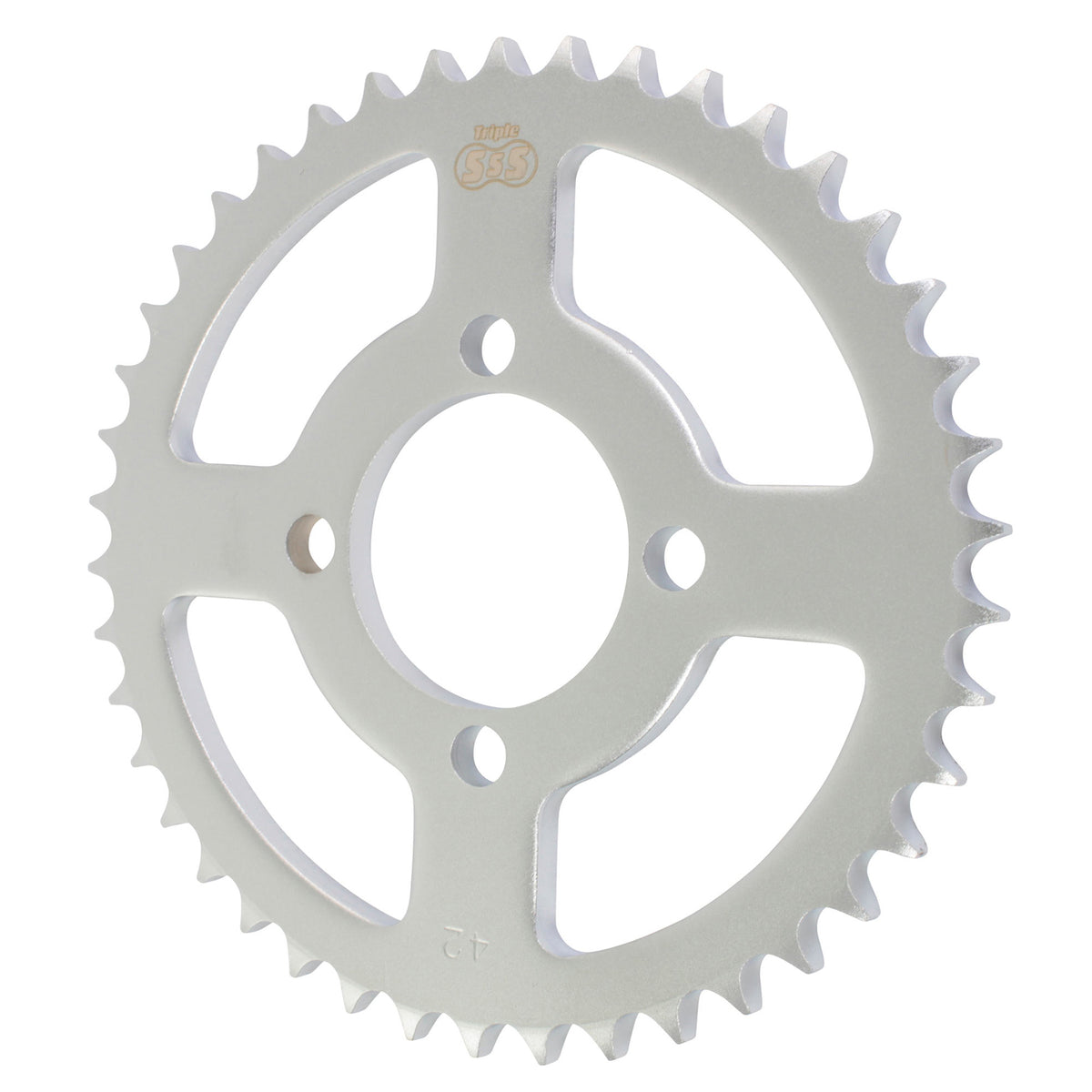 Triple S 1206-42 Steel Rear Sprocket 42 Tooth