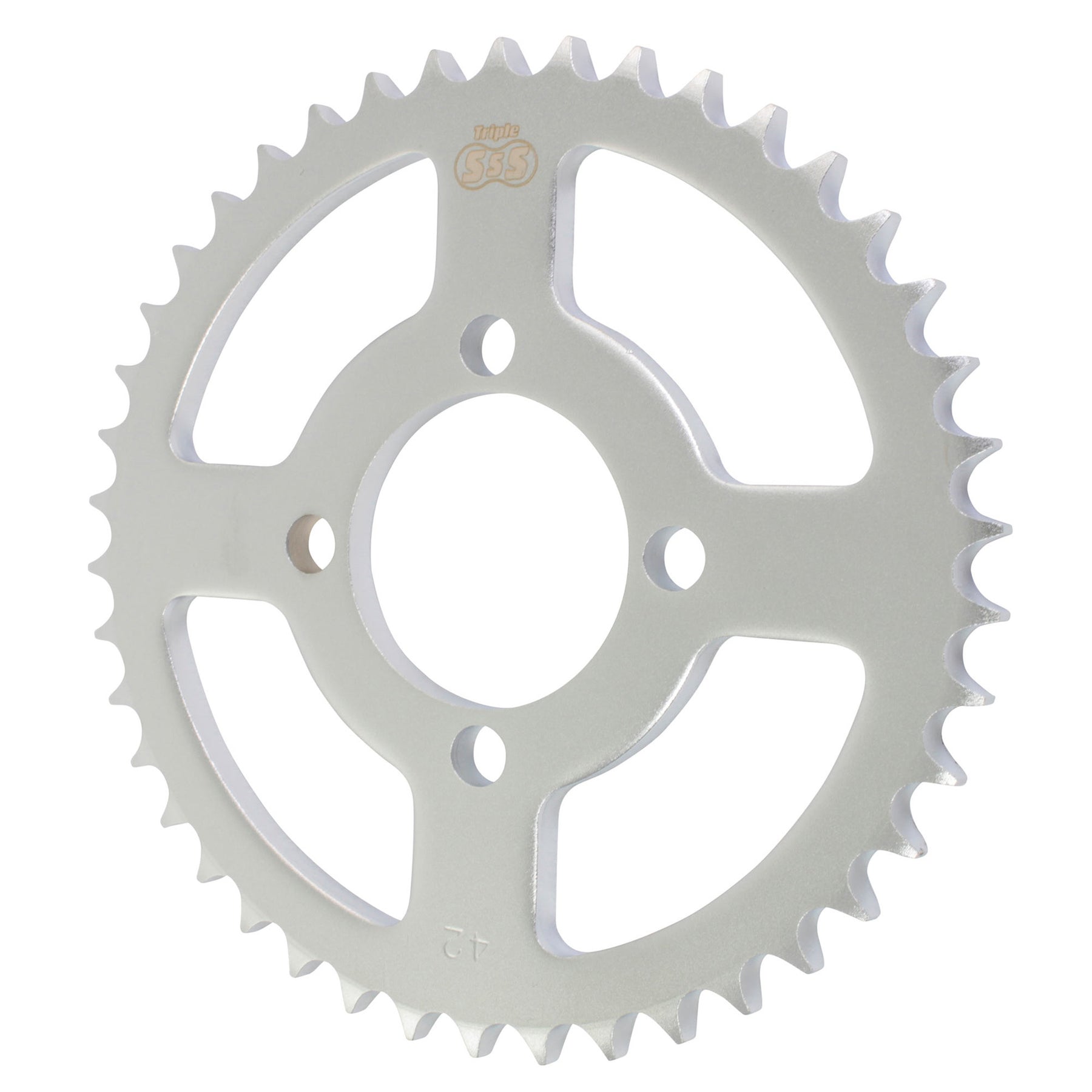 Triple S 1206-42 Steel Rear Sprocket 42 Tooth