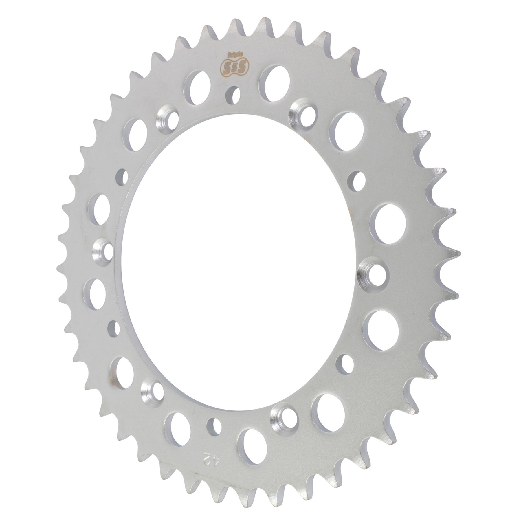 Triple S 460-42 Steel Rear Sprocket 42 Tooth
