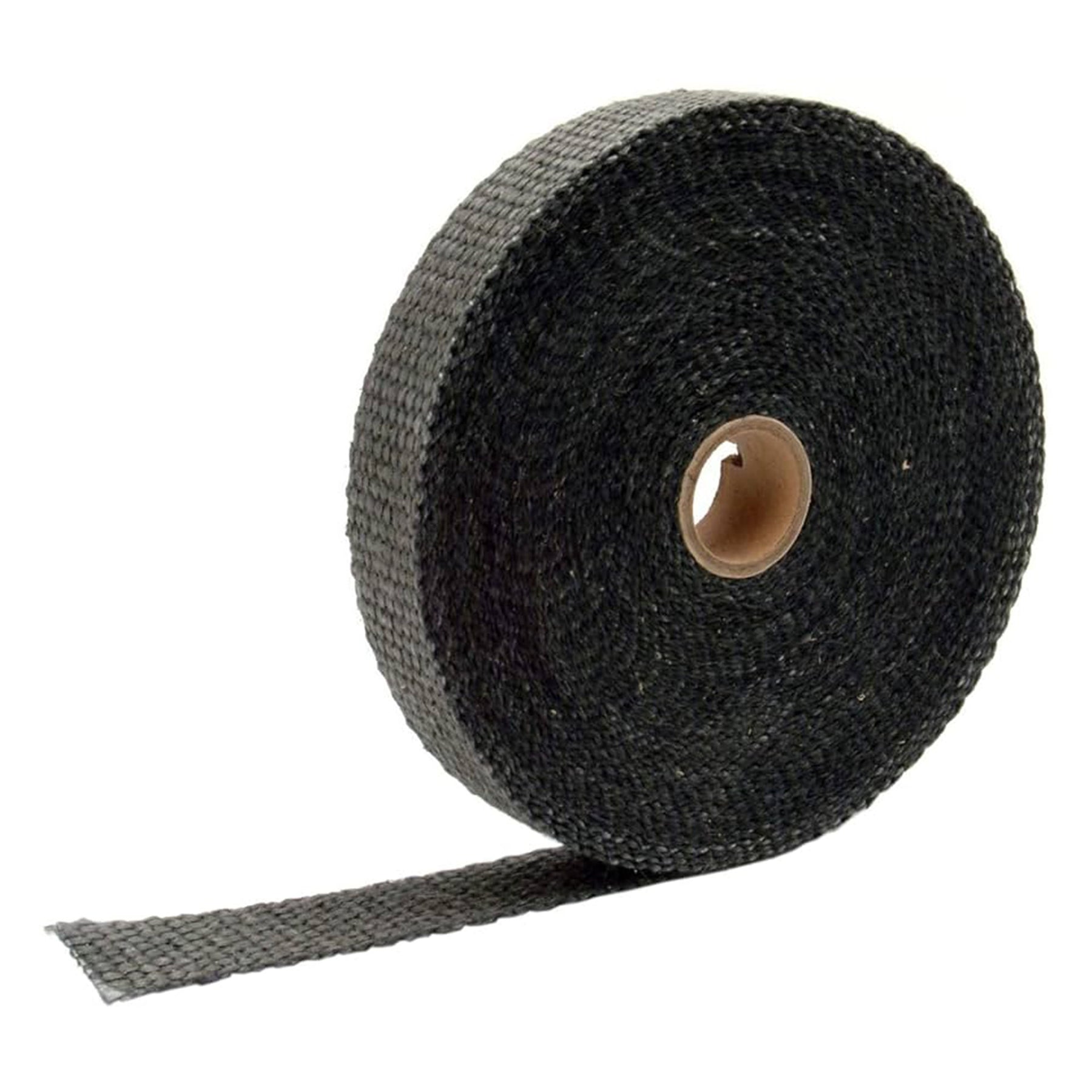 Bike It Lava Rock Exhaust Wrap 1in x 50ft Black Motorcycle Heat Wrap MX