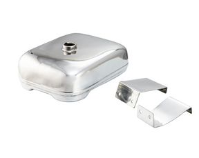 Lambretta LD D 125 150 7L Petrol Fuel Tank - Polished Stainless Steel