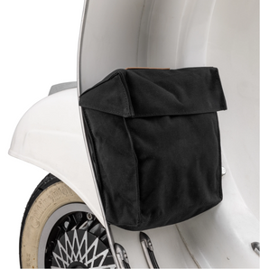 Vespa Lambretta Scooter SIP Classic Magnet Legshield Bag - Black