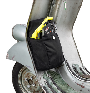 Vespa Lambretta Scooter SIP Classic Magnet Legshield Bag - Black