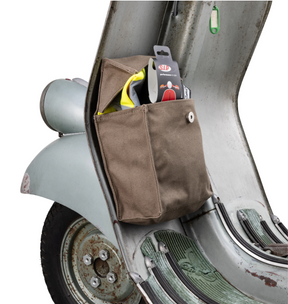 Vespa Lambretta Scooter SIP Classic Magnet Legshield Bag - Olive