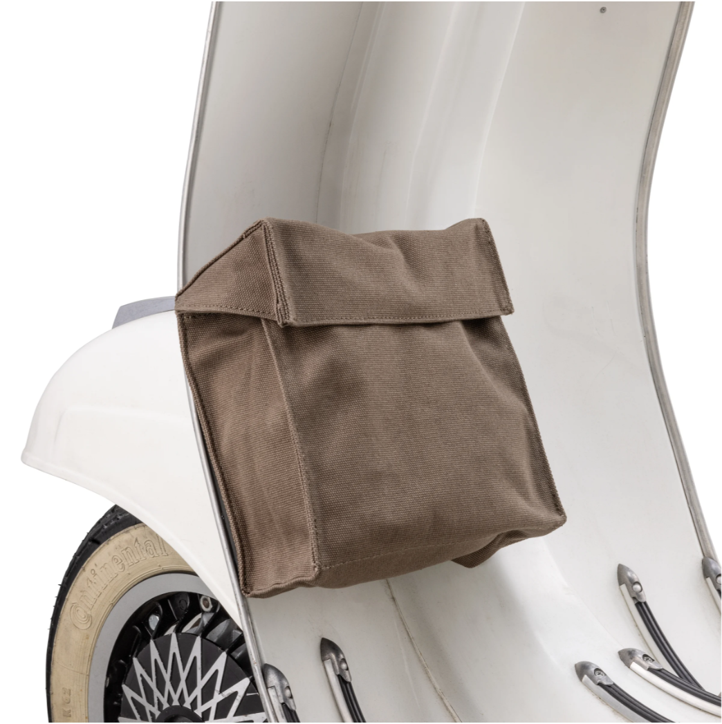 Vespa Lambretta Scooter SIP Classic Magnet Legshield Bag - Olive