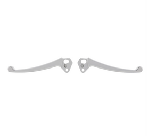 Lambretta Series 3 Li GP SX TV SIP CNC Sport Handlebar Lever Set - Anodised Matt Silver