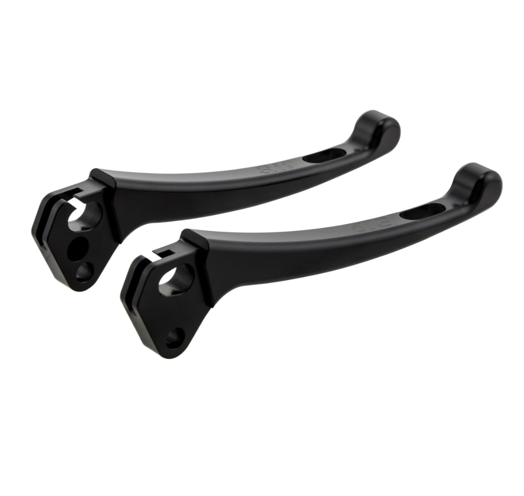 Lambretta Series 3 Li GP SX TV SIP CNC Sport Handlebar Lever Set - Anodised Matt Black